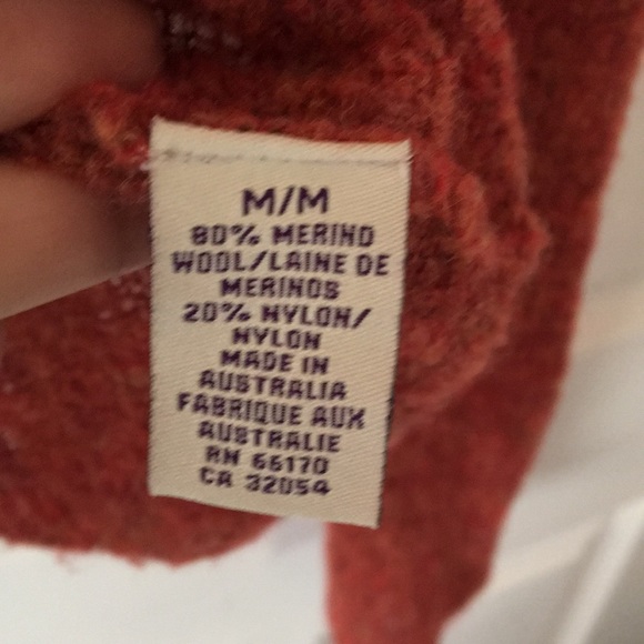 ‼️Gone Soon‼️ Free People Wool Orange Turtleneck - Picture 6 of 7